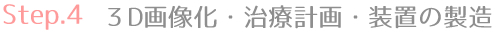 ３D画像化・治療計画・装置の製造